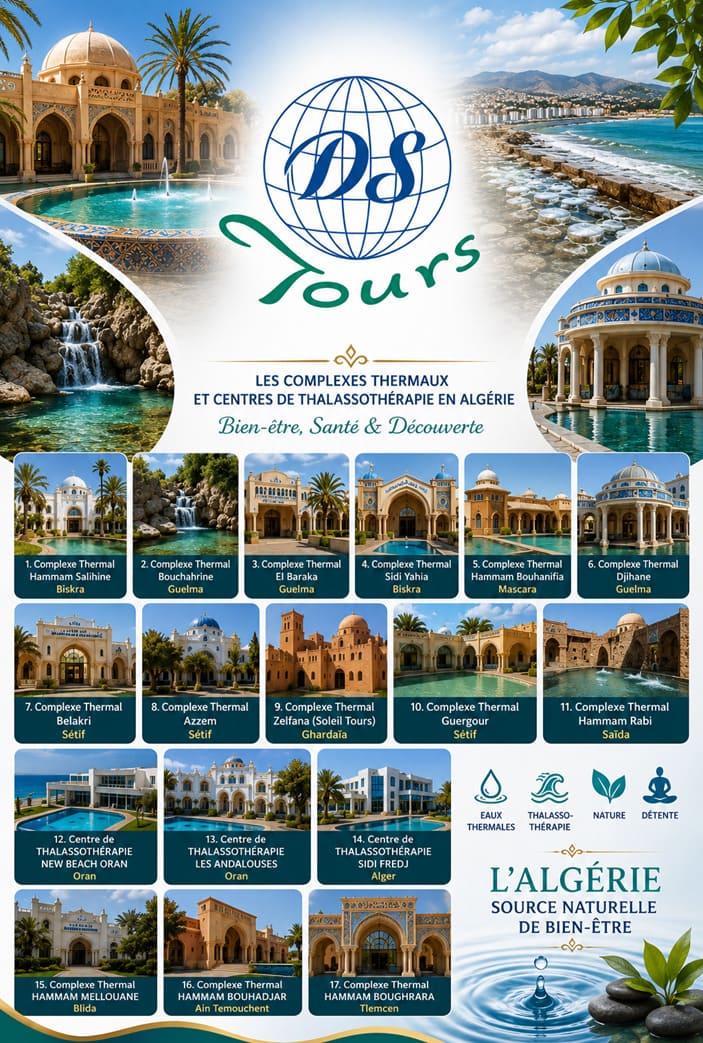 Séjour thermalisme bien-être Algérie DS Tours